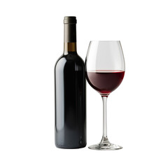 Red Wine on a white background PNG