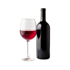 Red Wine on a white background PNG