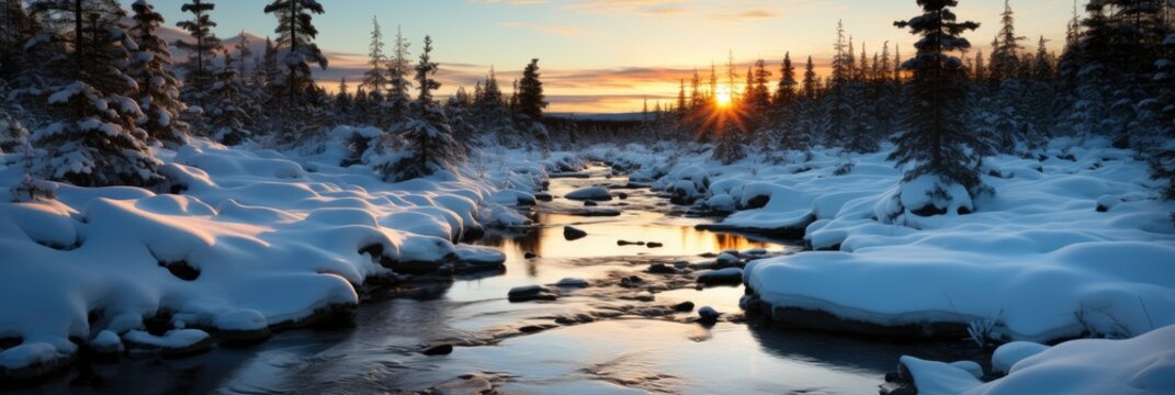 Family Winter Forest Sunset , Background Image For Website, Background Images , Desktop Wallpaper Hd Images