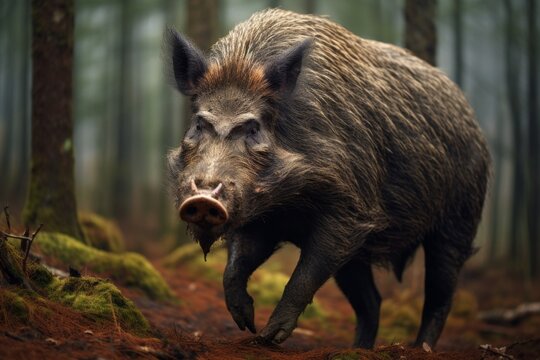 Wild Boar in the forrest