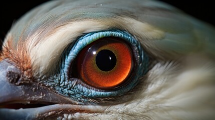 Finsch's Imperial Pigeon eye.

