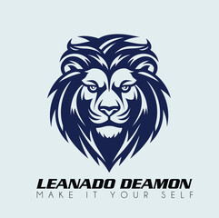 Majestic Lion Head Silhouette Vector: Perfect for Creative Designs