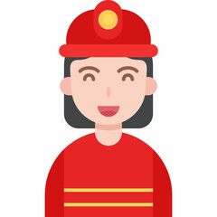 Firewoman Icon