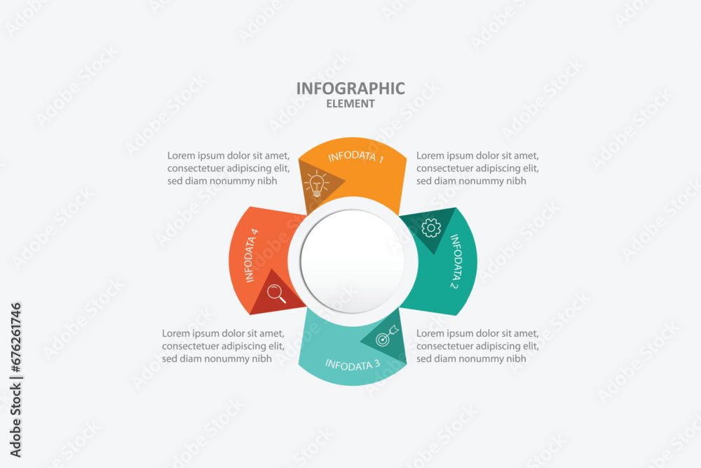 Wall mural information graphic data