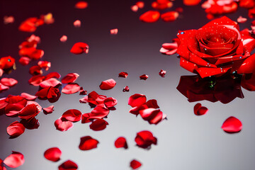 Red Rose Petals