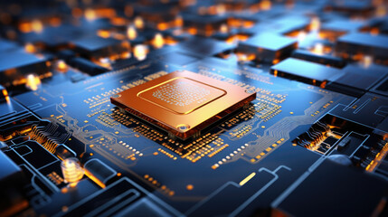 computer chip, technology, nanotechnology, science, electronic device, motherboard, hard drive, information, transistor, integrated circuit, semiconductor, internet, programming, engineering, plate - obrazy, fototapety, plakaty