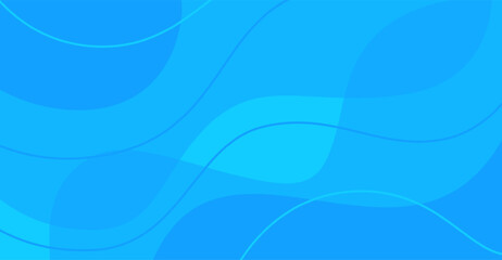 blue abstract background wave curved shape