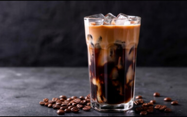 glass of coffee with chocolate