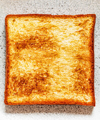 toasted bread on the plate