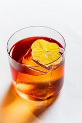 tasty cocktail on the table