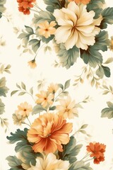 Simple flowers wallpaper texture