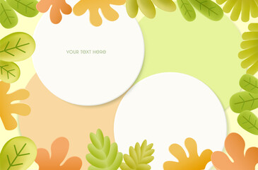 Background for product presentation in 3d creative composition.