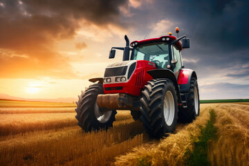 Modern Farming Machinery: Tractor Glory