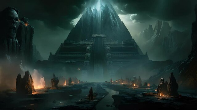 The obsidian curse of the ancient temple had been laid