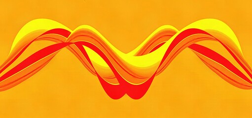 Very stylish colorful and beautiful wave art