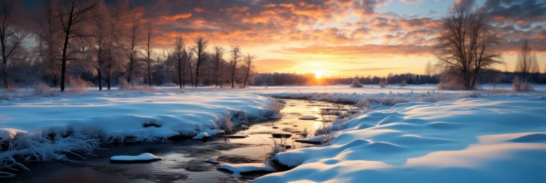 Snow Covered Trees Mountains Sunset Beautiful , Background Image For Website, Background Images , Desktop Wallpaper Hd Images