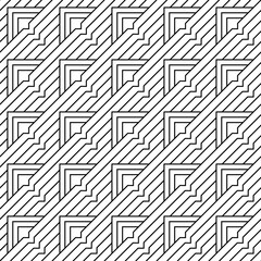 Seamless pattern of geometric shapes. Linear background template for wallpapers, covers, banners, screensavers and creative design
