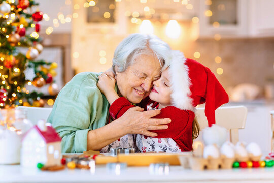 Happy moments in the family and time spent together with relatives on the eve of Christmas.