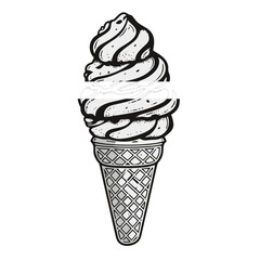 ice, cream, cone, ice cream, food, dessert, icecream, sweet, cold, chocolate, isolated, ice-cream, vector, white, summer, vanilla, illustration, frozen, wafer, soft, delicious, scoop, creamy, snack, m