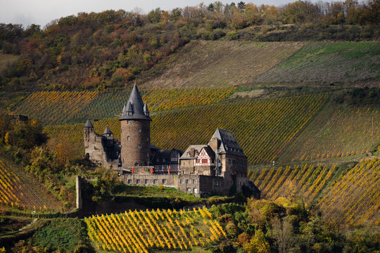 Burg Stahleck und Bacharach am Rhein, November 2023