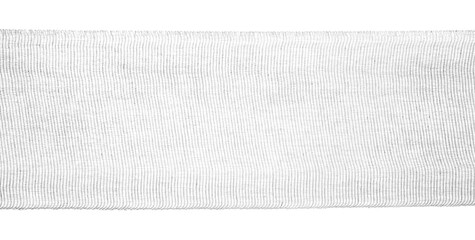 New medical bandage line isolated on white, clipping path