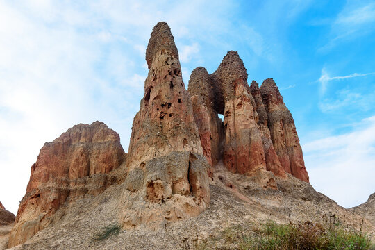 Sand Pyramids - Pjescane piramide close to Foca in Bosnia and Herzegovina.