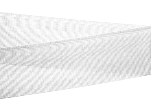 New medical bandage isolated on white, clipping path