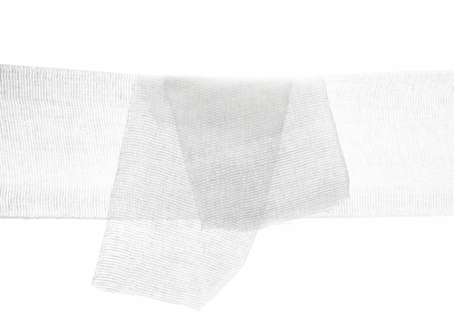 Medical bandage isolated on white, clipping path