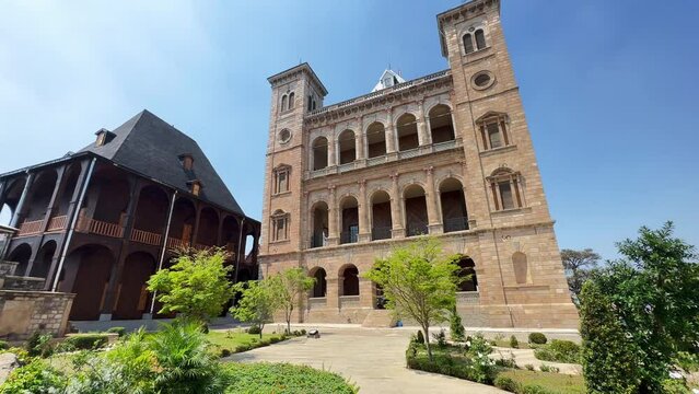 Rova of Antananarivo, also known as Queen's Palace in Antananarivo, Madagascar.