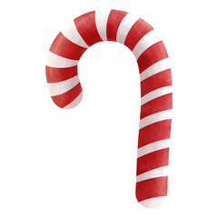 Fototapeta premium Red Christmas Candy Cane