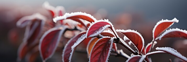 First Autumn Frost Defocused Bush Burgundy , Background Image For Website, Background Images , Desktop Wallpaper Hd Images