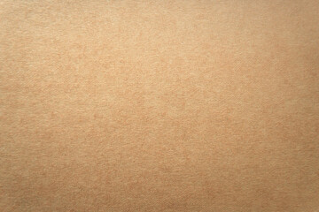 Kraft brown color blank paper texture background with space