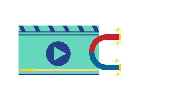 animation footage about monetize video or how to make money using video suitable for content creator