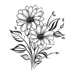 line drawing, line art png, line art prints, spring clipart, line art rose, rose clipart, floral svg, flower png, wildflower svg, flower clipart, bouquet svg, tattoo svg, line art, svg files, svg file