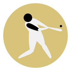 Baseball competition icon. Sport sign.