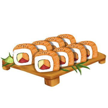 sushi japan food