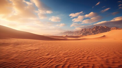 Fototapeta na wymiar Desert background landscape. Background of the desert