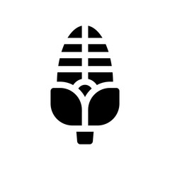 corn glyph icon