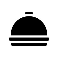 meal glyph icon