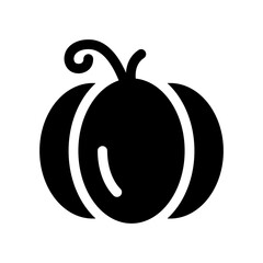 pumpkin glyph icon