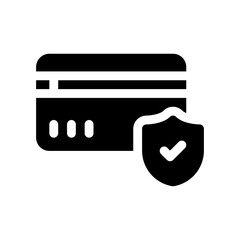 credit card glyph icon