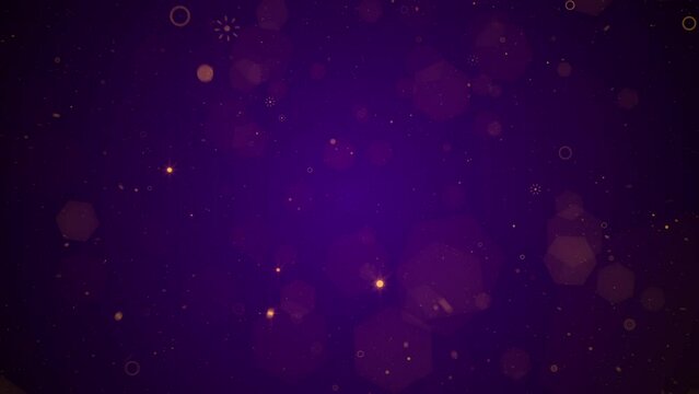 Bokeh and particles motion video background