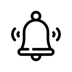 notification bell line icon