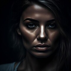 illustration of a fictional woman who is suffering from depression