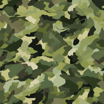 Army and military camouflage texture pattern background.