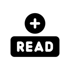 read more glyph icon