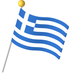 Obraz premium Greece Flag