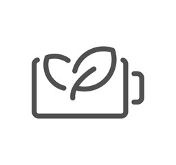 Batteries related icon outline and linear vector.
