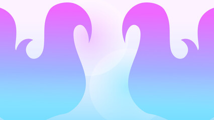 3D background geometric light dark purple blue abstract wave curved shape wavy modern gradient