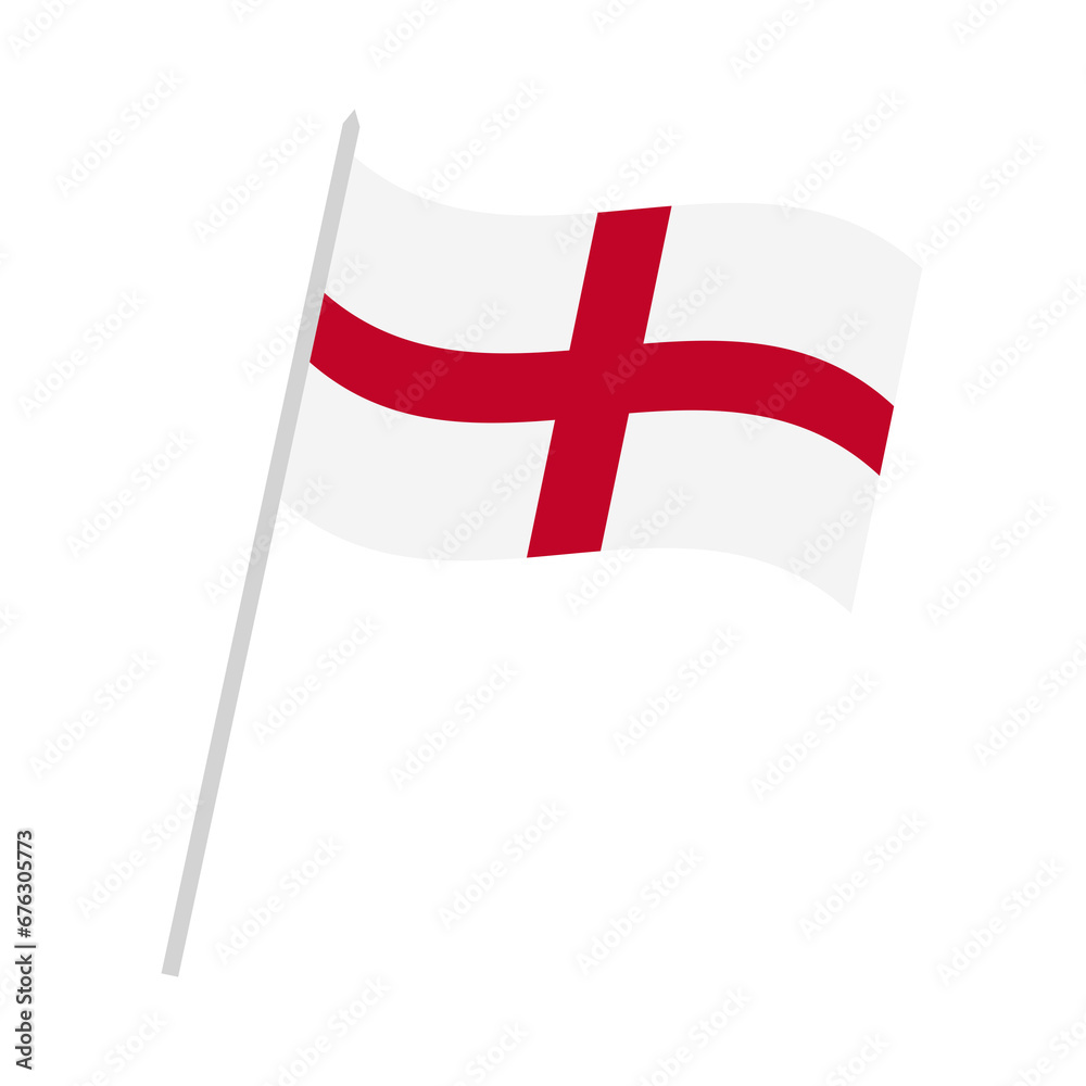 Wall mural flag of england illustration